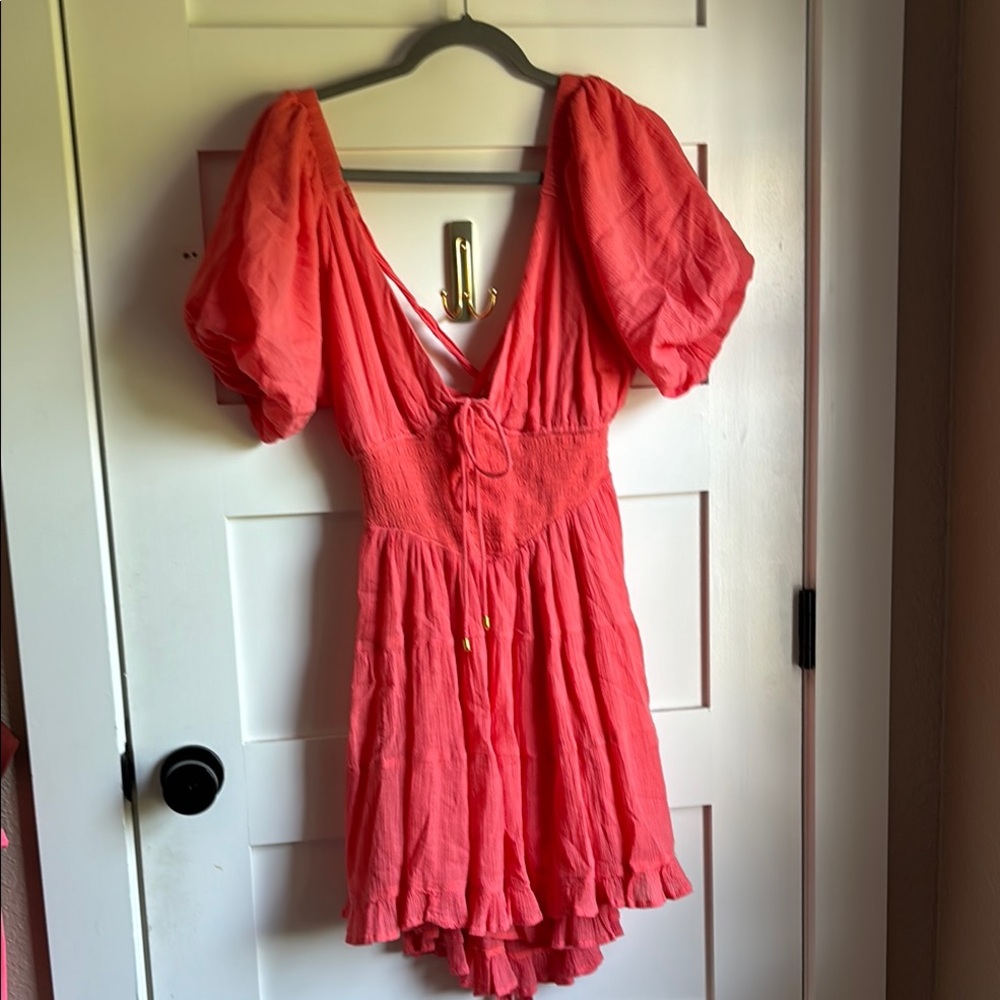 Free People Coral Dress